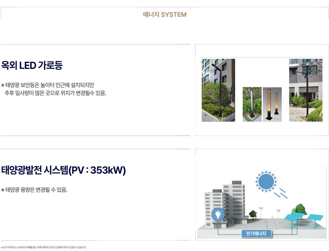 경기광주역 롯데캐슬 시그니처 에너지 시스템